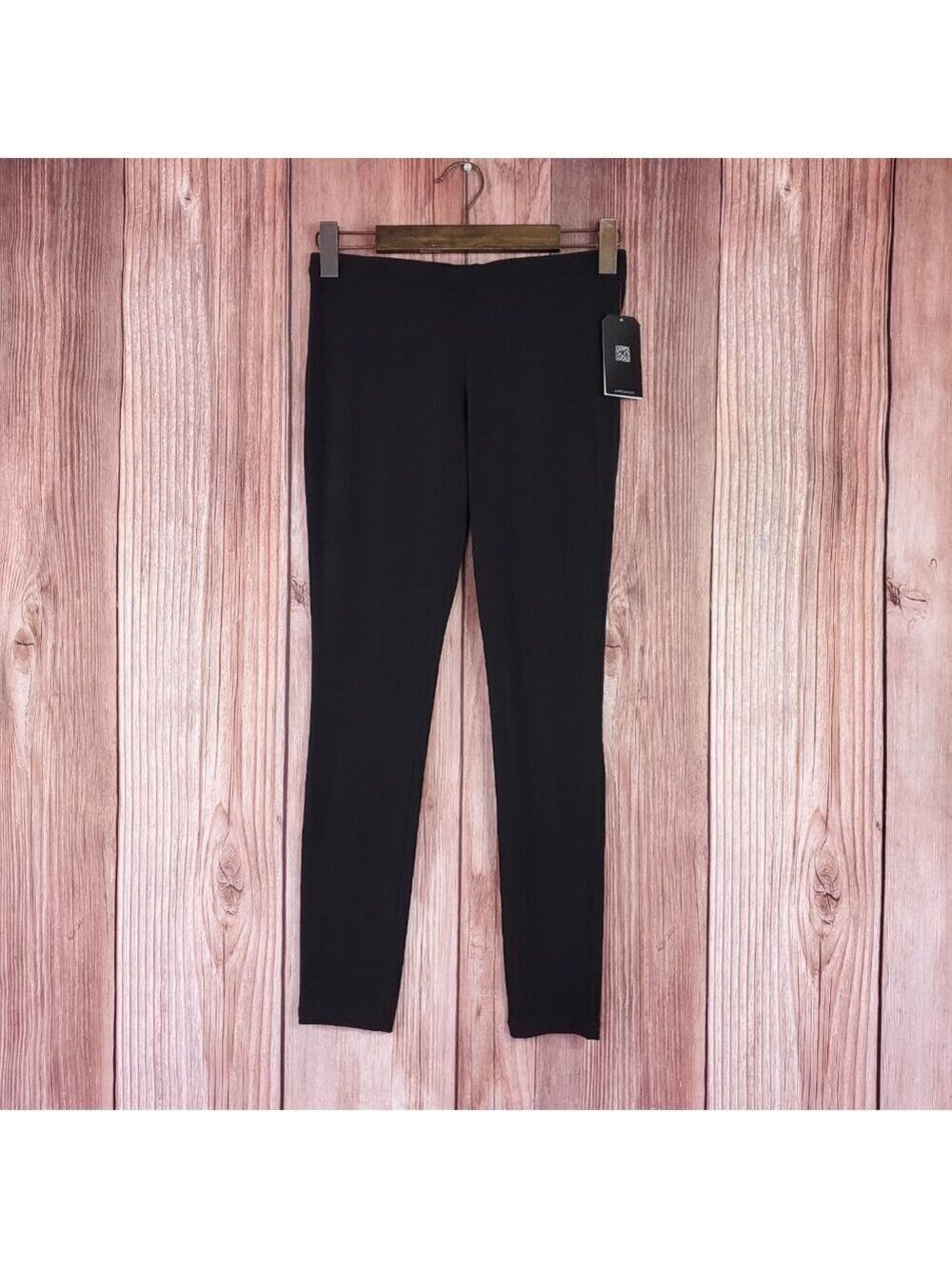 NWT Clara Sun Woo Stretch Knit Leggings Womens XS Elastic Waist Pull On Black